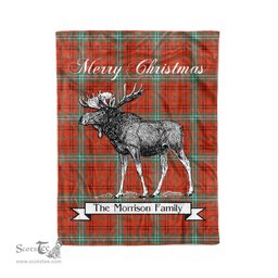 Tartan Blanket With Moose Clan Morrison Red Ancient Plaid Blanket Tartan Plaid Fleece Blanket, Christmas Blanket, tartan blanket, plaid blanket, red plaid blanket, buffalo plaid blanket, green plaid blanket, plaid fleece blanket, blue plaid blanket, red tartan blanket, tartan plaid blanket, black and white plaid blanket, christmas plaid blanket, orange plaid blanket, tartan plaid throw blanket, pink plaid blanket, brown plaid blanket, buffalo check blanket