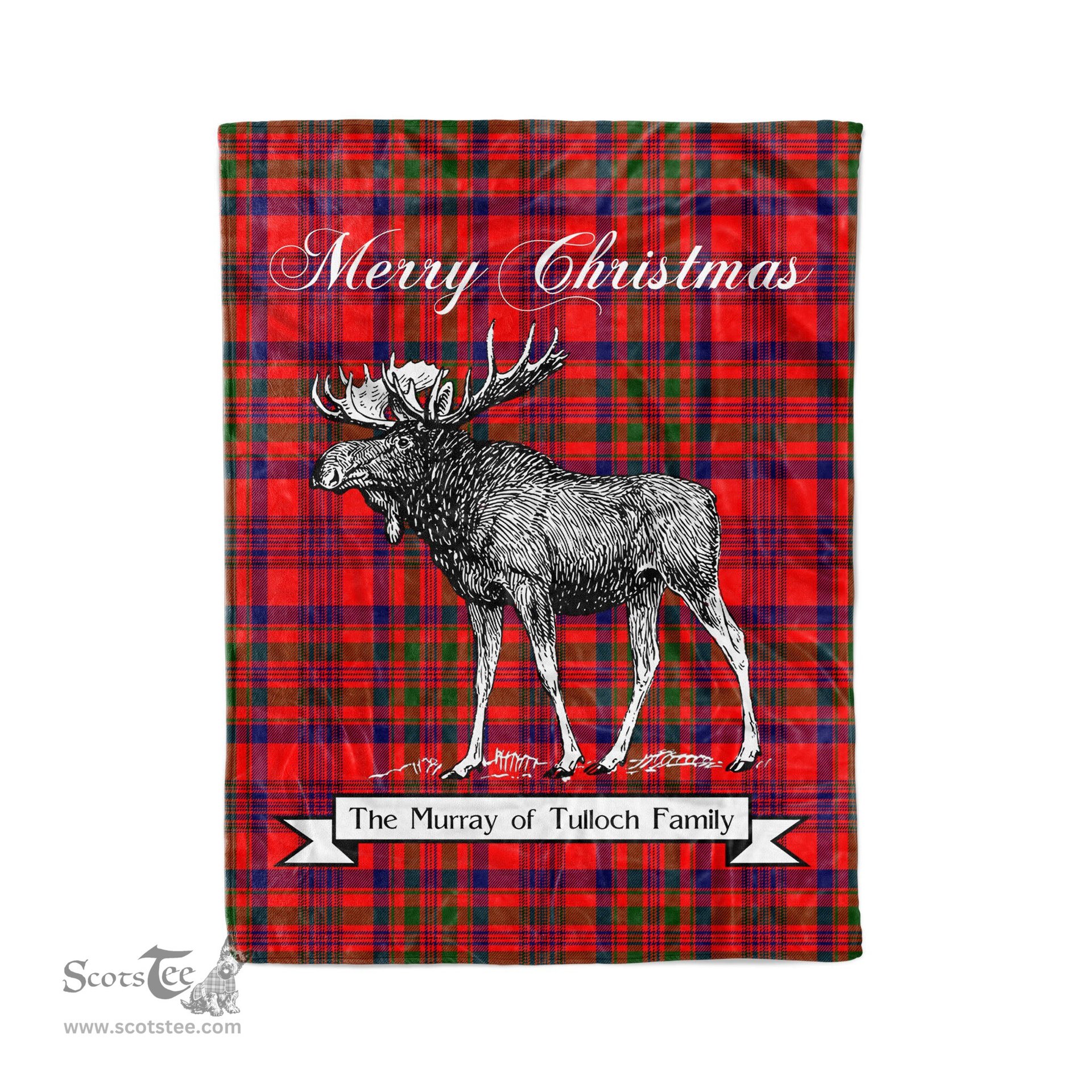 Tartan Blanket With Moose Clan Murray of Tulloch Plaid Blanket Tartan Plaid Fleece Blanket, Christmas Blanket, tartan blanket, plaid blanket, red plaid blanket, buffalo plaid blanket, green plaid blanket, plaid fleece blanket, blue plaid blanket, red tartan blanket, tartan plaid blanket, black and white plaid blanket, christmas plaid blanket, orange plaid blanket, tartan plaid throw blanket, pink plaid blanket, brown plaid blanket, buffalo check blanket