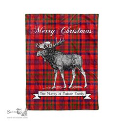 Tartan Blanket With Moose Clan Murray of Tulloch Plaid Blanket Tartan Plaid Fleece Blanket, Christmas Blanket, tartan blanket, plaid blanket, red plaid blanket, buffalo plaid blanket, green plaid blanket, plaid fleece blanket, blue plaid blanket, red tartan blanket, tartan plaid blanket, black and white plaid blanket, christmas plaid blanket, orange plaid blanket, tartan plaid throw blanket, pink plaid blanket, brown plaid blanket, buffalo check blanket