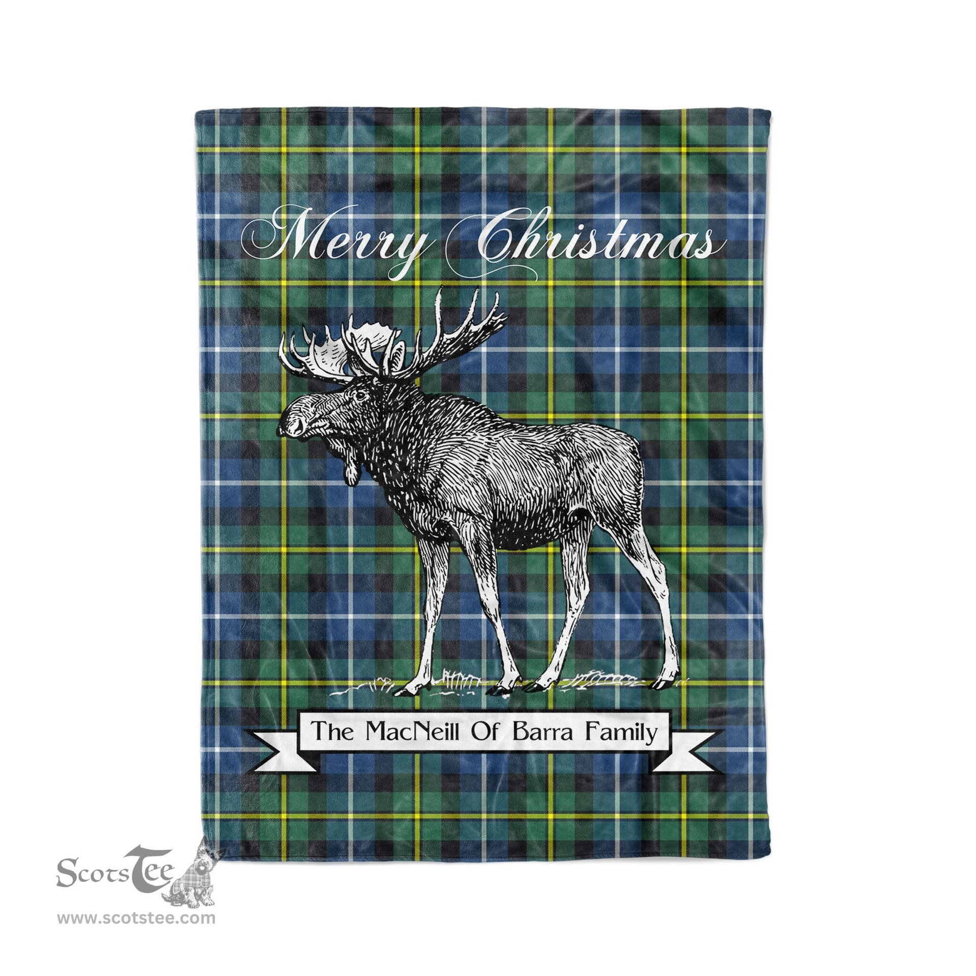 Tartan Blanket With Moose Clan MacNeill Of Barra Ancient Plaid Blanket Tartan Plaid Fleece Blanket, Christmas Blanket, tartan blanket, plaid blanket, red plaid blanket, buffalo plaid blanket, green plaid blanket, plaid fleece blanket, blue plaid blanket, red tartan blanket, tartan plaid blanket, black and white plaid blanket, christmas plaid blanket, orange plaid blanket, tartan plaid throw blanket, pink plaid blanket, brown plaid blanket, buffalo check blanket