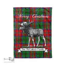 Tartan Blanket With Moose Clan McCulloch Plaid Blanket Tartan Plaid Fleece Blanket, Christmas Blanket, tartan blanket, plaid blanket, red plaid blanket, buffalo plaid blanket, green plaid blanket, plaid fleece blanket, blue plaid blanket, red tartan blanket, tartan plaid blanket, black and white plaid blanket, christmas plaid blanket, orange plaid blanket, tartan plaid throw blanket, pink plaid blanket, brown plaid blanket, buffalo check blanket