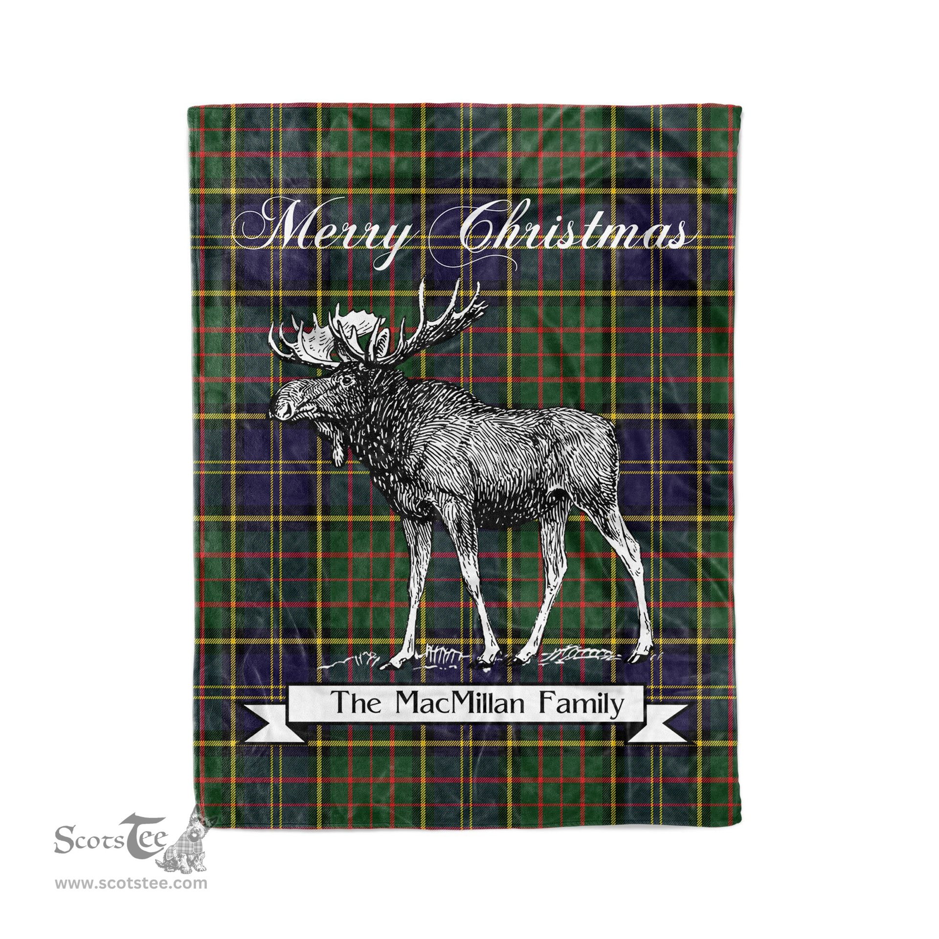 Tartan Blanket With Moose Clan MacMillan Hunting Modern Plaid Blanket Tartan Plaid Fleece Blanket, Christmas Blanket, tartan blanket, plaid blanket, red plaid blanket, buffalo plaid blanket, green plaid blanket, plaid fleece blanket, blue plaid blanket, red tartan blanket, tartan plaid blanket, black and white plaid blanket, christmas plaid blanket, orange plaid blanket, tartan plaid throw blanket, pink plaid blanket, brown plaid blanket, buffalo check blanket