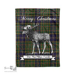 Tartan Blanket With Moose Clan MacMillan Hunting Modern Plaid Blanket Tartan Plaid Fleece Blanket, Christmas Blanket, tartan blanket, plaid blanket, red plaid blanket, buffalo plaid blanket, green plaid blanket, plaid fleece blanket, blue plaid blanket, red tartan blanket, tartan plaid blanket, black and white plaid blanket, christmas plaid blanket, orange plaid blanket, tartan plaid throw blanket, pink plaid blanket, brown plaid blanket, buffalo check blanket