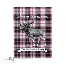 Tartan Blanket With Moose Clan MacPherson Hunting Modern Plaid Blanket Tartan Plaid Fleece Blanket, Christmas Blanket, tartan blanket, plaid blanket, red plaid blanket, buffalo plaid blanket, green plaid blanket, plaid fleece blanket, blue plaid blanket, red tartan blanket, tartan plaid blanket, black and white plaid blanket, christmas plaid blanket, orange plaid blanket, tartan plaid throw blanket, pink plaid blanket, brown plaid blanket, buffalo check blanket