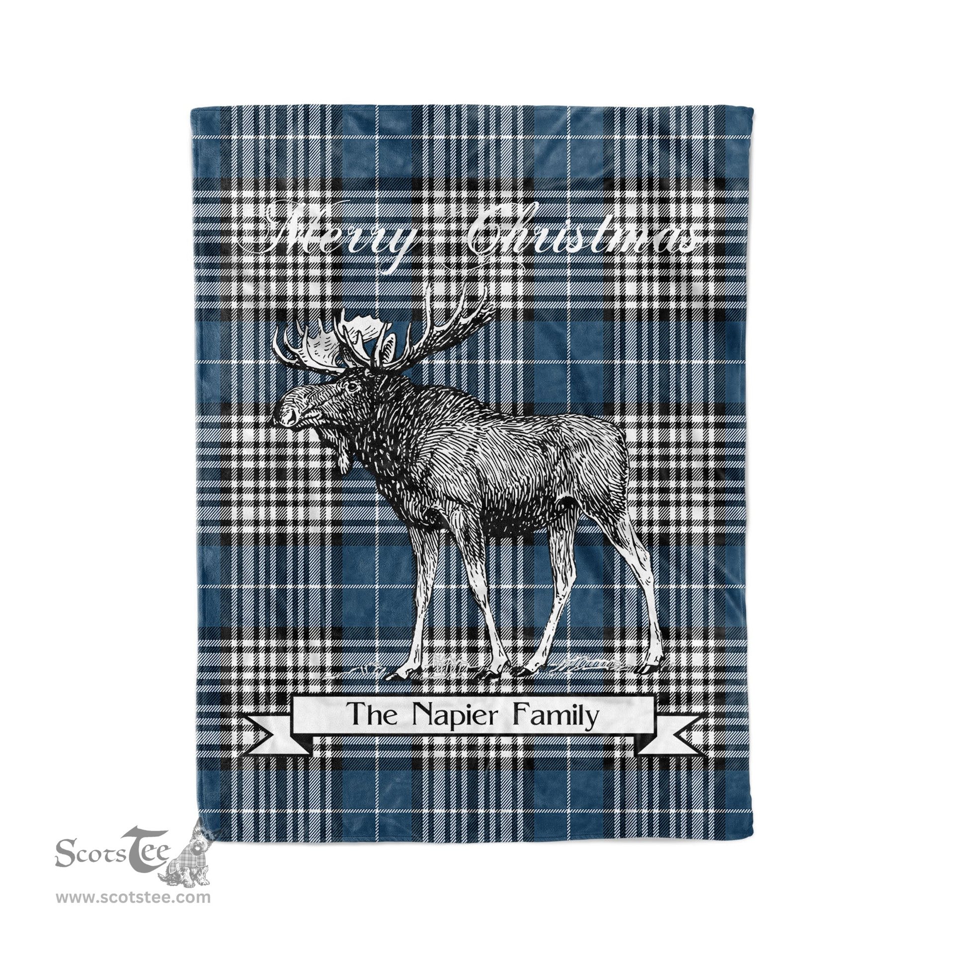 Tartan Blanket With Moose Clan Napier Plaid Blanket Tartan Plaid Fleece Blanket, Christmas Blanket, tartan blanket, plaid blanket, red plaid blanket, buffalo plaid blanket, green plaid blanket, plaid fleece blanket, blue plaid blanket, red tartan blanket, tartan plaid blanket, black and white plaid blanket, christmas plaid blanket, orange plaid blanket, tartan plaid throw blanket, pink plaid blanket, brown plaid blanket, buffalo check blanket