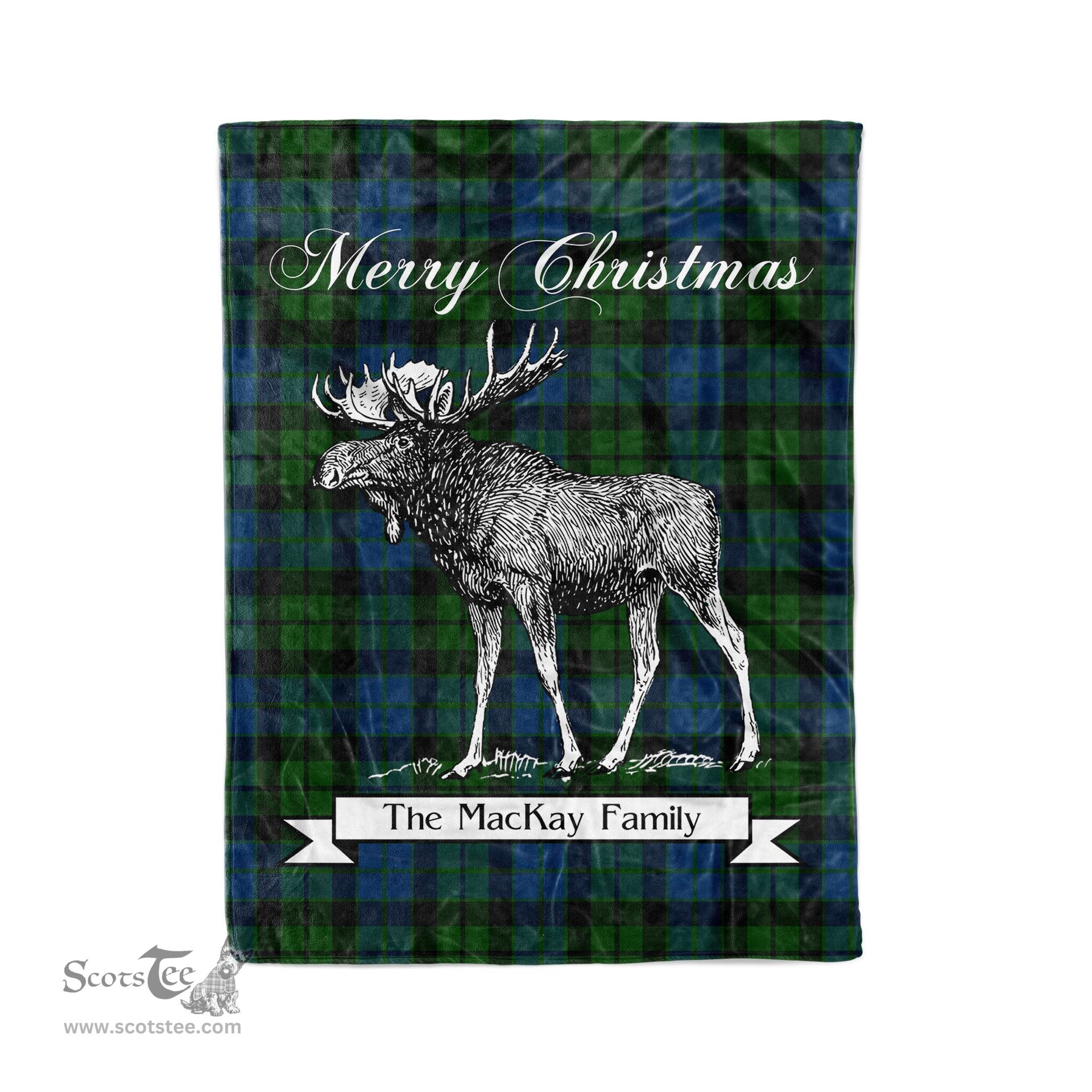 Tartan Blanket With Moose Clan MacKay Plaid Blanket Tartan Plaid Fleece Blanket, Christmas Blanket, tartan blanket, plaid blanket, red plaid blanket, buffalo plaid blanket, green plaid blanket, plaid fleece blanket, blue plaid blanket, red tartan blanket, tartan plaid blanket, black and white plaid blanket, christmas plaid blanket, orange plaid blanket, tartan plaid throw blanket, pink plaid blanket, brown plaid blanket, buffalo check blanket