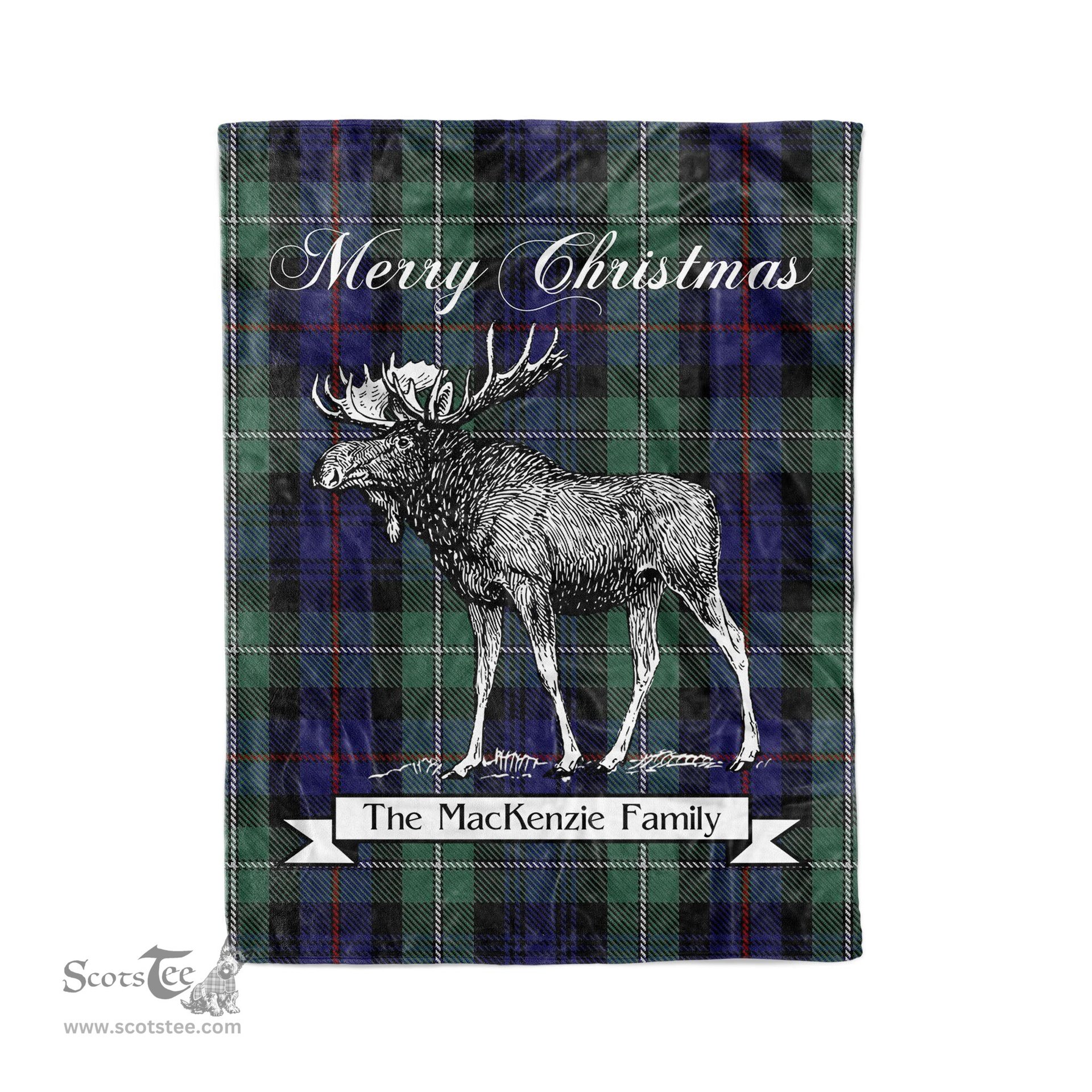 Tartan Blanket With Moose Clan MacKenzie Modern Blue Plaid Blanket Tartan Plaid Fleece Blanket, Christmas Blanket, tartan blanket, plaid blanket, red plaid blanket, buffalo plaid blanket, green plaid blanket, plaid fleece blanket, blue plaid blanket, red tartan blanket, tartan plaid blanket, black and white plaid blanket, christmas plaid blanket, orange plaid blanket, tartan plaid throw blanket, pink plaid blanket, brown plaid blanket, buffalo check blanket