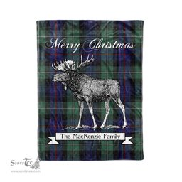 Tartan Blanket With Moose Clan MacKenzie Modern Blue Plaid Blanket Tartan Plaid Fleece Blanket, Christmas Blanket, tartan blanket, plaid blanket, red plaid blanket, buffalo plaid blanket, green plaid blanket, plaid fleece blanket, blue plaid blanket, red tartan blanket, tartan plaid blanket, black and white plaid blanket, christmas plaid blanket, orange plaid blanket, tartan plaid throw blanket, pink plaid blanket, brown plaid blanket, buffalo check blanket