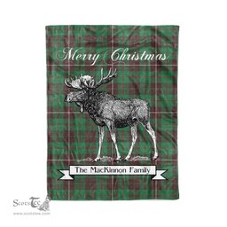 Tartan Blanket With Moose Clan MacKinnon Hunting Ancient Plaid Blanket Tartan Plaid Fleece Blanket, Christmas Blanket, tartan blanket, plaid blanket, red plaid blanket, buffalo plaid blanket, green plaid blanket, plaid fleece blanket, blue plaid blanket, red tartan blanket, tartan plaid blanket, black and white plaid blanket, christmas plaid blanket, orange plaid blanket, tartan plaid throw blanket, pink plaid blanket, brown plaid blanket, buffalo check blanket