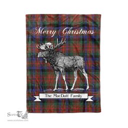 Tartan Blanket With Moose Clan MacDuff Hunting Modern Plaid Blanket Tartan Plaid Fleece Blanket, Christmas Blanket, tartan blanket, plaid blanket, red plaid blanket, buffalo plaid blanket, green plaid blanket, plaid fleece blanket, blue plaid blanket, red tartan blanket, tartan plaid blanket, black and white plaid blanket, christmas plaid blanket, orange plaid blanket, tartan plaid throw blanket, pink plaid blanket, brown plaid blanket, buffalo check blanket