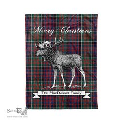 Tartan Blanket With Moose Clan Macdonald Plaid Blanket Tartan Plaid Fleece Blanket, Christmas Blanket, tartan blanket, plaid blanket, red plaid blanket, buffalo plaid blanket, green plaid blanket, plaid fleece blanket, blue plaid blanket, red tartan blanket, tartan plaid blanket, black and white plaid blanket, christmas plaid blanket, orange plaid blanket, tartan plaid throw blanket, pink plaid blanket, brown plaid blanket, buffalo check blanket