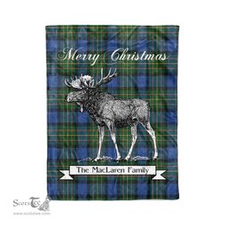 Tartan Blanket With Moose Clan MacLaren Ancient Plaid Blanket Tartan Plaid Fleece Blanket, Christmas Blanket, tartan blanket, plaid blanket, red plaid blanket, buffalo plaid blanket, green plaid blanket, plaid fleece blanket, blue plaid blanket, red tartan blanket, tartan plaid blanket, black and white plaid blanket, christmas plaid blanket, orange plaid blanket, tartan plaid throw blanket, pink plaid blanket, brown plaid blanket, buffalo check blanket