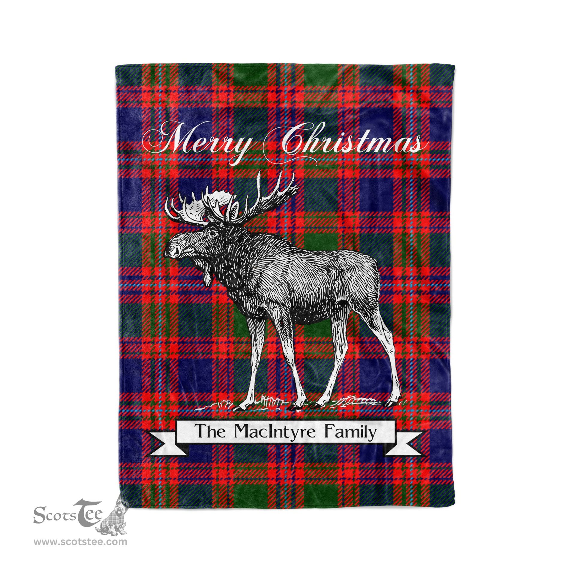 Tartan Blanket With Moose Clan MacIntyre Plaid Blanket Tartan Plaid Fleece Blanket, Christmas Blanket, tartan blanket, plaid blanket, red plaid blanket, buffalo plaid blanket, green plaid blanket, plaid fleece blanket, blue plaid blanket, red tartan blanket, tartan plaid blanket, black and white plaid blanket, christmas plaid blanket, orange plaid blanket, tartan plaid throw blanket, pink plaid blanket, brown plaid blanket, buffalo check blanket