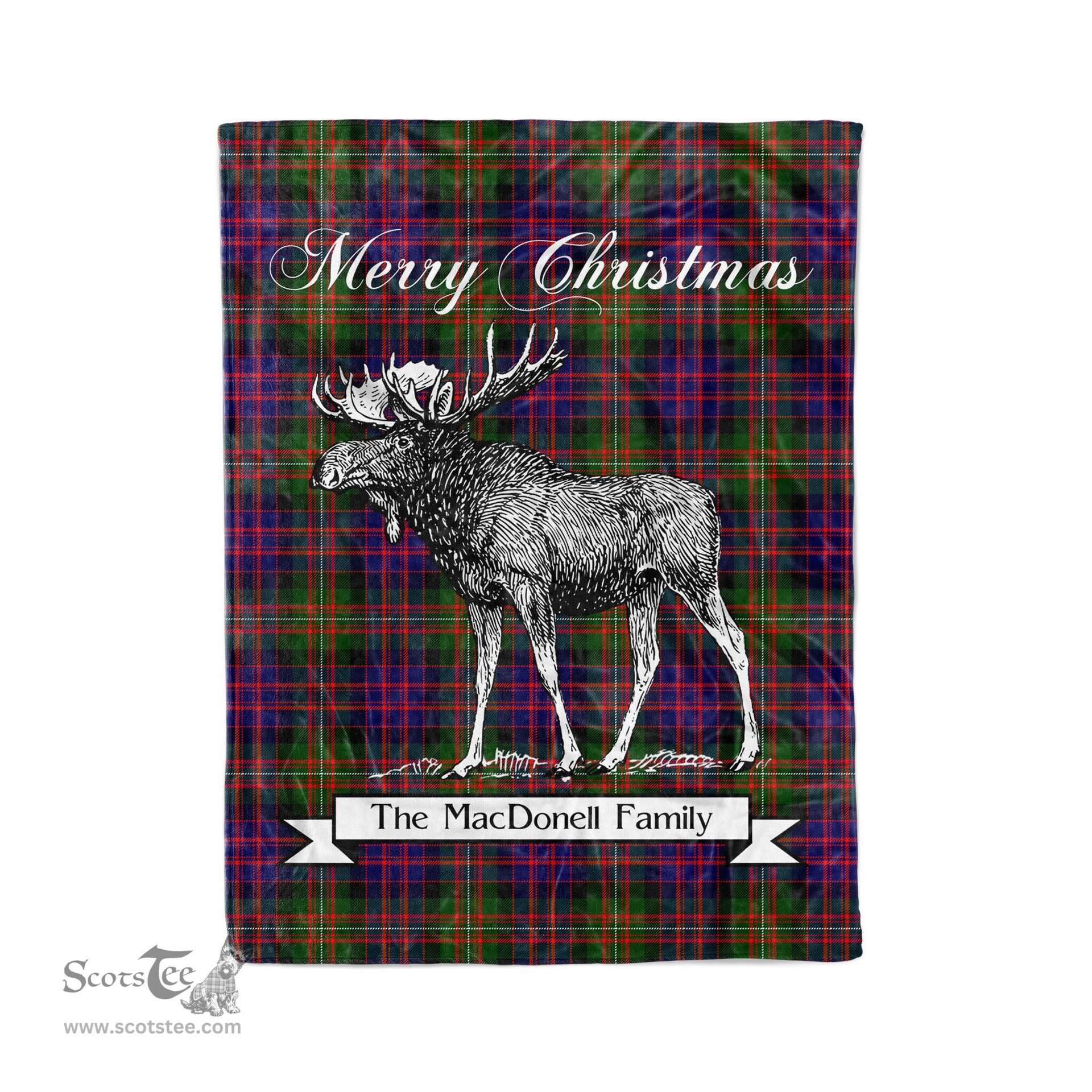 Tartan Blanket With Moose Clan MacDonell Of Glengarry Modern Plaid Blanket Tartan Plaid Fleece Blanket, Christmas Blanket, tartan blanket, plaid blanket, red plaid blanket, buffalo plaid blanket, green plaid blanket, plaid fleece blanket, blue plaid blanket, red tartan blanket, tartan plaid blanket, black and white plaid blanket, christmas plaid blanket, orange plaid blanket, tartan plaid throw blanket, pink plaid blanket, brown plaid blanket, buffalo check blanket