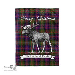 Tartan Blanket With Moose Clan MacDonell Of Glengarry Modern Plaid Blanket Tartan Plaid Fleece Blanket, Christmas Blanket, tartan blanket, plaid blanket, red plaid blanket, buffalo plaid blanket, green plaid blanket, plaid fleece blanket, blue plaid blanket, red tartan blanket, tartan plaid blanket, black and white plaid blanket, christmas plaid blanket, orange plaid blanket, tartan plaid throw blanket, pink plaid blanket, brown plaid blanket, buffalo check blanket