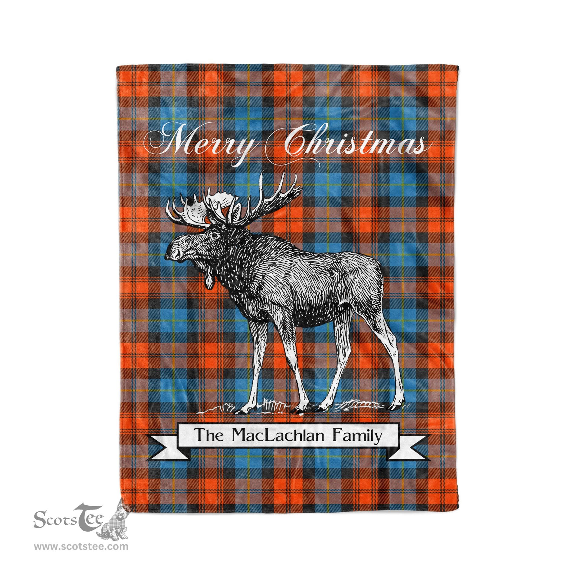 Tartan Blanket With Moose Clan MacLachlan Ancient Plaid Blanket Tartan Plaid Fleece Blanket, Christmas Blanket, tartan blanket, plaid blanket, red plaid blanket, buffalo plaid blanket, green plaid blanket, plaid fleece blanket, blue plaid blanket, red tartan blanket, tartan plaid blanket, black and white plaid blanket, christmas plaid blanket, orange plaid blanket, tartan plaid throw blanket, pink plaid blanket, brown plaid blanket, buffalo check blanket