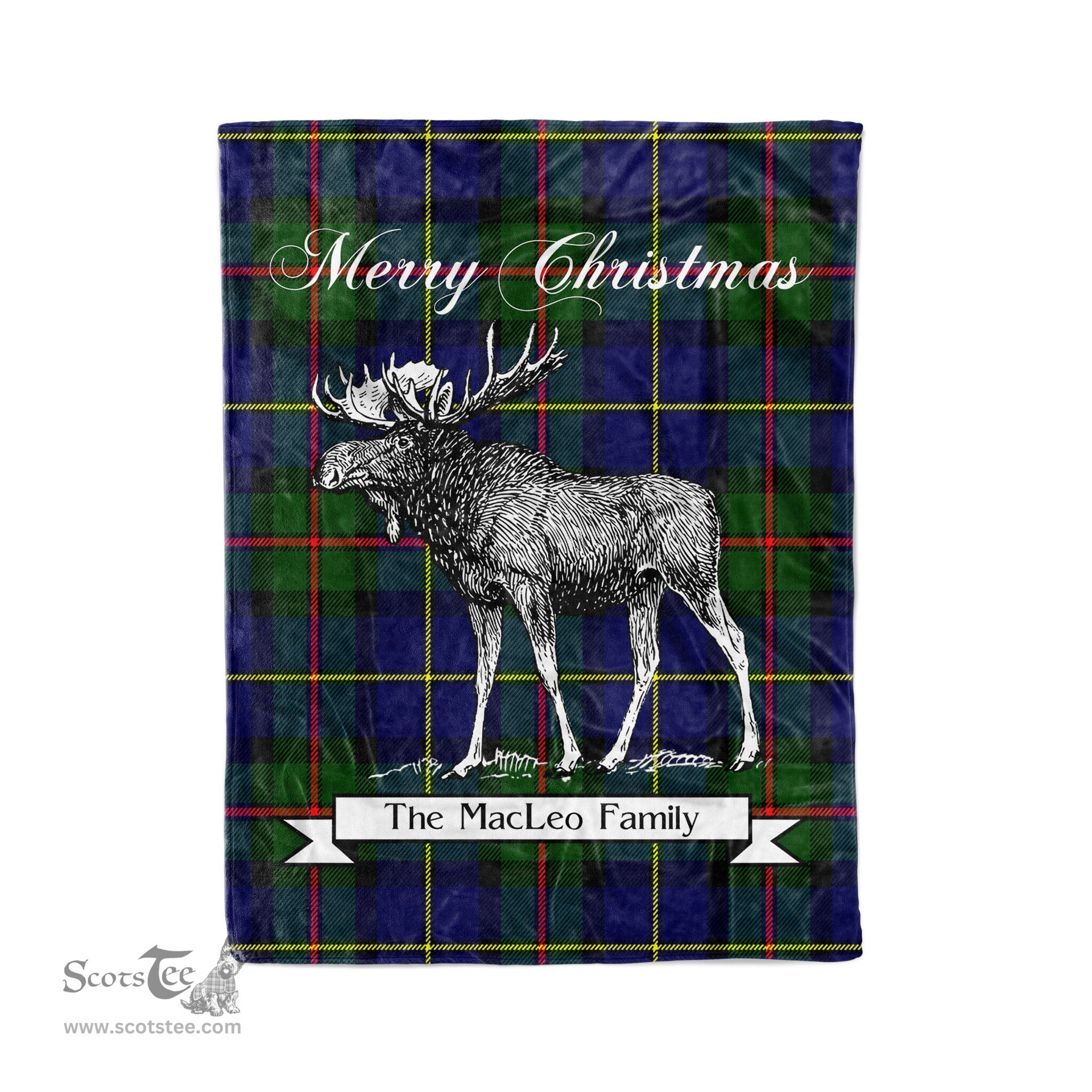 Tartan Blanket With Moose Clan MacLeod Plaid Blanket Tartan Plaid Fleece Blanket, Christmas Blanket, tartan blanket, plaid blanket, red plaid blanket, buffalo plaid blanket, green plaid blanket, plaid fleece blanket, blue plaid blanket, red tartan blanket, tartan plaid blanket, black and white plaid blanket, christmas plaid blanket, orange plaid blanket, tartan plaid throw blanket, pink plaid blanket, brown plaid blanket, buffalo check blanket