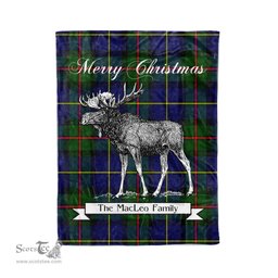 Tartan Blanket With Moose Clan MacLeod Plaid Blanket Tartan Plaid Fleece Blanket, Christmas Blanket, tartan blanket, plaid blanket, red plaid blanket, buffalo plaid blanket, green plaid blanket, plaid fleece blanket, blue plaid blanket, red tartan blanket, tartan plaid blanket, black and white plaid blanket, christmas plaid blanket, orange plaid blanket, tartan plaid throw blanket, pink plaid blanket, brown plaid blanket, buffalo check blanket