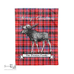 Tartan Blanket With Moose Clan Preston Plaid Blanket Tartan Plaid Fleece Blanket, Christmas Blanket, tartan blanket, plaid blanket, red plaid blanket, buffalo plaid blanket, green plaid blanket, plaid fleece blanket, blue plaid blanket, red tartan blanket, tartan plaid blanket, black and white plaid blanket, christmas plaid blanket, orange plaid blanket, tartan plaid throw blanket, pink plaid blanket, brown plaid blanket, buffalo check blanket