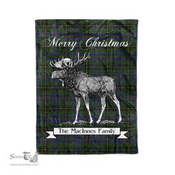 Tartan Blanket With Moose Clan MacInnes Plaid Blanket Tartan Plaid Fleece Blanket, Christmas Blanket, tartan blanket, plaid blanket, red plaid blanket, buffalo plaid blanket, green plaid blanket, plaid fleece blanket, blue plaid blanket, red tartan blanket, tartan plaid blanket, black and white plaid blanket, christmas plaid blanket, orange plaid blanket, tartan plaid throw blanket, pink plaid blanket, brown plaid blanket, buffalo check blanket