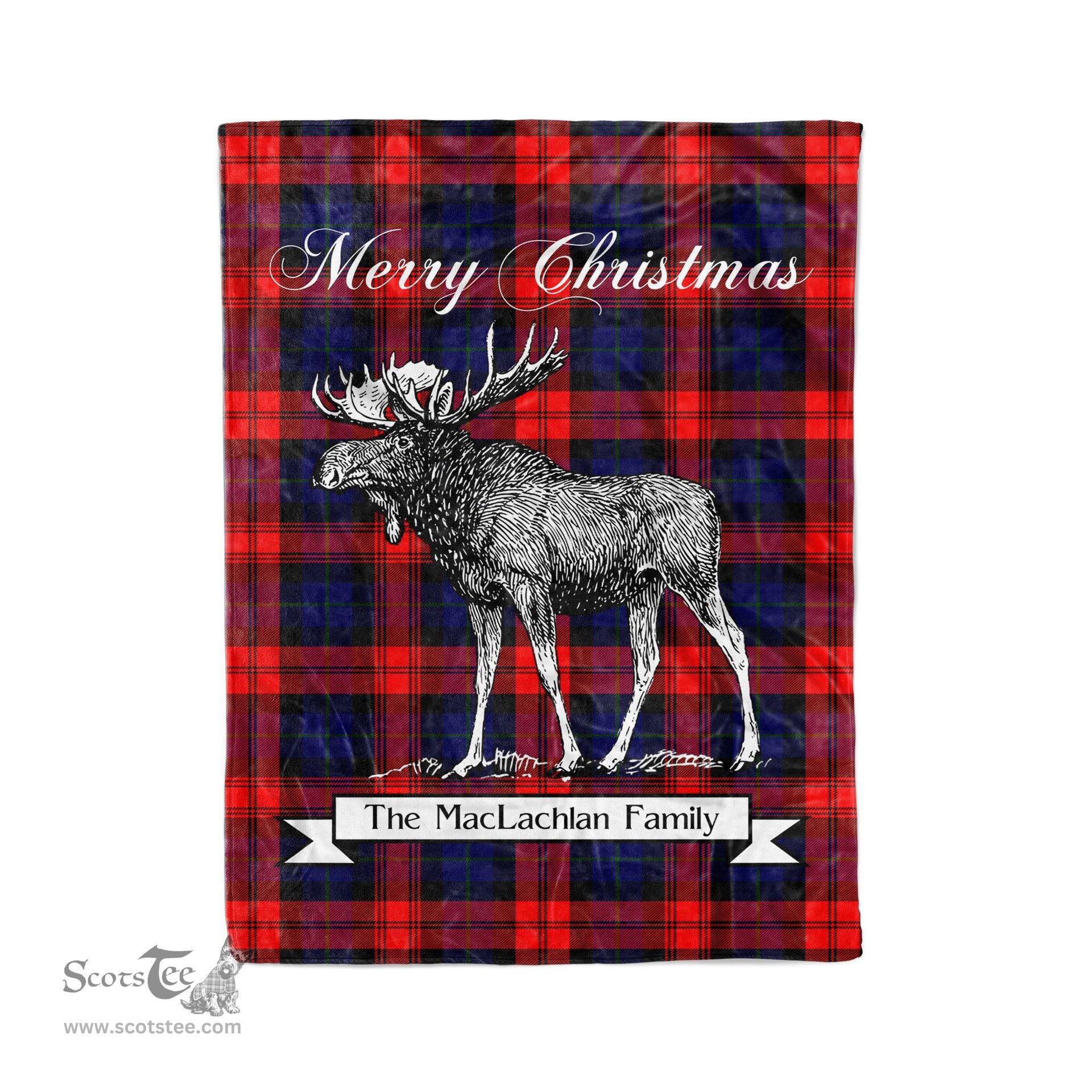 Tartan Blanket With Moose Clan MacLachlan Plaid Blanket Tartan Plaid Fleece Blanket, Christmas Blanket, tartan blanket, plaid blanket, red plaid blanket, buffalo plaid blanket, green plaid blanket, plaid fleece blanket, blue plaid blanket, red tartan blanket, tartan plaid blanket, black and white plaid blanket, christmas plaid blanket, orange plaid blanket, tartan plaid throw blanket, pink plaid blanket, brown plaid blanket, buffalo check blanket