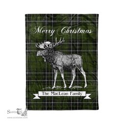 Tartan Blanket With Moose Clan MacLean Hunting Plaid Blanket Tartan Plaid Fleece Blanket, Christmas Blanket, tartan blanket, plaid blanket, red plaid blanket, buffalo plaid blanket, green plaid blanket, plaid fleece blanket, blue plaid blanket, red tartan blanket, tartan plaid blanket, black and white plaid blanket, christmas plaid blanket, orange plaid blanket, tartan plaid throw blanket, pink plaid blanket, brown plaid blanket, buffalo check blanket