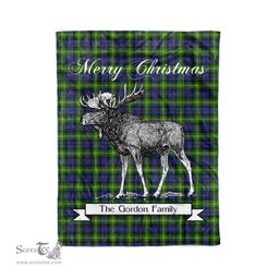 Tartan Blanket With Moose Clan Gordon Modern Plaid Blanket Tartan Plaid Fleece Blanket, Christmas Blanket, tartan blanket, plaid blanket, red plaid blanket, buffalo plaid blanket, green plaid blanket, plaid fleece blanket, blue plaid blanket, red tartan blanket, tartan plaid blanket, black and white plaid blanket, christmas plaid blanket, orange plaid blanket, tartan plaid throw blanket, pink plaid blanket, brown plaid blanket, buffalo check blanket