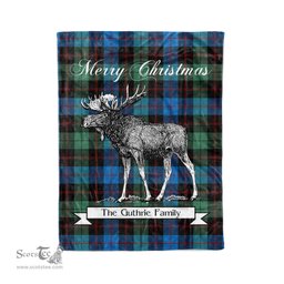 Tartan Blanket With Moose Clan Guthrie Ancient Plaid Blanket Tartan Plaid Fleece Blanket, Christmas Blanket, tartan blanket, plaid blanket, red plaid blanket, buffalo plaid blanket, green plaid blanket, plaid fleece blanket, blue plaid blanket, red tartan blanket, tartan plaid blanket, black and white plaid blanket, christmas plaid blanket, orange plaid blanket, tartan plaid throw blanket, pink plaid blanket, brown plaid blanket, buffalo check blanket