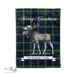 Tartan Blanket With Moose Clan Lamont Plaid Blanket Tartan Plaid Fleece Blanket, Christmas Blanket, tartan blanket, plaid blanket, red plaid blanket, buffalo plaid blanket, green plaid blanket, plaid fleece blanket, blue plaid blanket, red tartan blanket, tartan plaid blanket, black and white plaid blanket, christmas plaid blanket, orange plaid blanket, tartan plaid throw blanket, pink plaid blanket, brown plaid blanket, buffalo check blanket