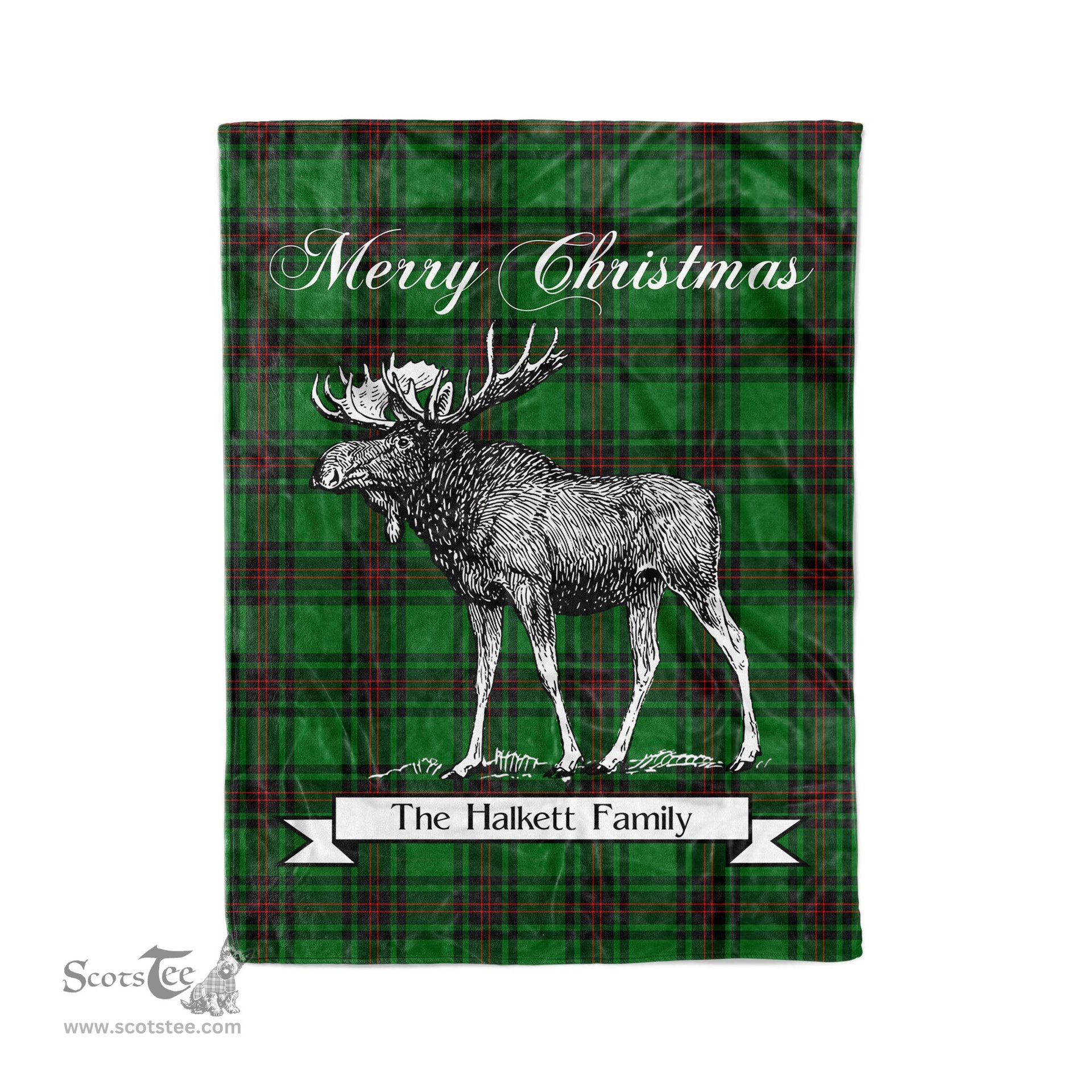 Tartan Blanket With Moose Clan Halkett Plaid Blanket Tartan Plaid Fleece Blanket, Christmas Blanket, tartan blanket, plaid blanket, red plaid blanket, buffalo plaid blanket, green plaid blanket, plaid fleece blanket, blue plaid blanket, red tartan blanket, tartan plaid blanket, black and white plaid blanket, christmas plaid blanket, orange plaid blanket, tartan plaid throw blanket, pink plaid blanket, brown plaid blanket, buffalo check blanket
