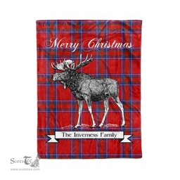 Tartan Blanket With Moose Clan Inverness District Plaid Blanket Tartan Plaid Fleece Blanket, Christmas Blanket, tartan blanket, plaid blanket, red plaid blanket, buffalo plaid blanket, green plaid blanket, plaid fleece blanket, blue plaid blanket, red tartan blanket, tartan plaid blanket, black and white plaid blanket, christmas plaid blanket, orange plaid blanket, tartan plaid throw blanket, pink plaid blanket, brown plaid blanket, buffalo check blanket
