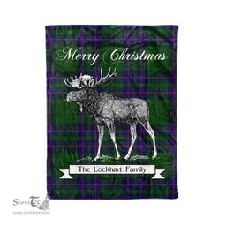 Tartan Blanket With Moose Clan Lockhart Modern Plaid Blanket Tartan Plaid Fleece Blanket, Christmas Blanket, tartan blanket, plaid blanket, red plaid blanket, buffalo plaid blanket, green plaid blanket, plaid fleece blanket, blue plaid blanket, red tartan blanket, tartan plaid blanket, black and white plaid blanket, christmas plaid blanket, orange plaid blanket, tartan plaid throw blanket, pink plaid blanket, brown plaid blanket, buffalo check blanket