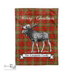 Tartan Blanket With Moose Clan Langlands Plaid Blanket Tartan Plaid Fleece Blanket, Christmas Blanket, tartan blanket, plaid blanket, red plaid blanket, buffalo plaid blanket, green plaid blanket, plaid fleece blanket, blue plaid blanket, red tartan blanket, tartan plaid blanket, black and white plaid blanket, christmas plaid blanket, orange plaid blanket, tartan plaid throw blanket, pink plaid blanket, brown plaid blanket, buffalo check blanket