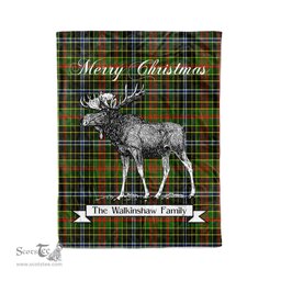 Tartan Blanket With Moose Clan Walkinshaw Plaid Blanket Tartan Plaid Fleece Blanket, Christmas Blanket, tartan blanket, plaid blanket, red plaid blanket, buffalo plaid blanket, green plaid blanket, plaid fleece blanket, blue plaid blanket, red tartan blanket, tartan plaid blanket, black and white plaid blanket, christmas plaid blanket, orange plaid blanket, tartan plaid throw blanket, pink plaid blanket, brown plaid blanket, buffalo check blanket
