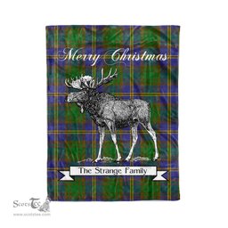 Tartan Blanket With Moose Clan Strange of Balcaskie Plaid Blanket Tartan Plaid Fleece Blanket, Christmas Blanket, tartan blanket, plaid blanket, red plaid blanket, buffalo plaid blanket, green plaid blanket, plaid fleece blanket, blue plaid blanket, red tartan blanket, tartan plaid blanket, black and white plaid blanket, christmas plaid blanket, orange plaid blanket, tartan plaid throw blanket, pink plaid blanket, brown plaid blanket, buffalo check blanket