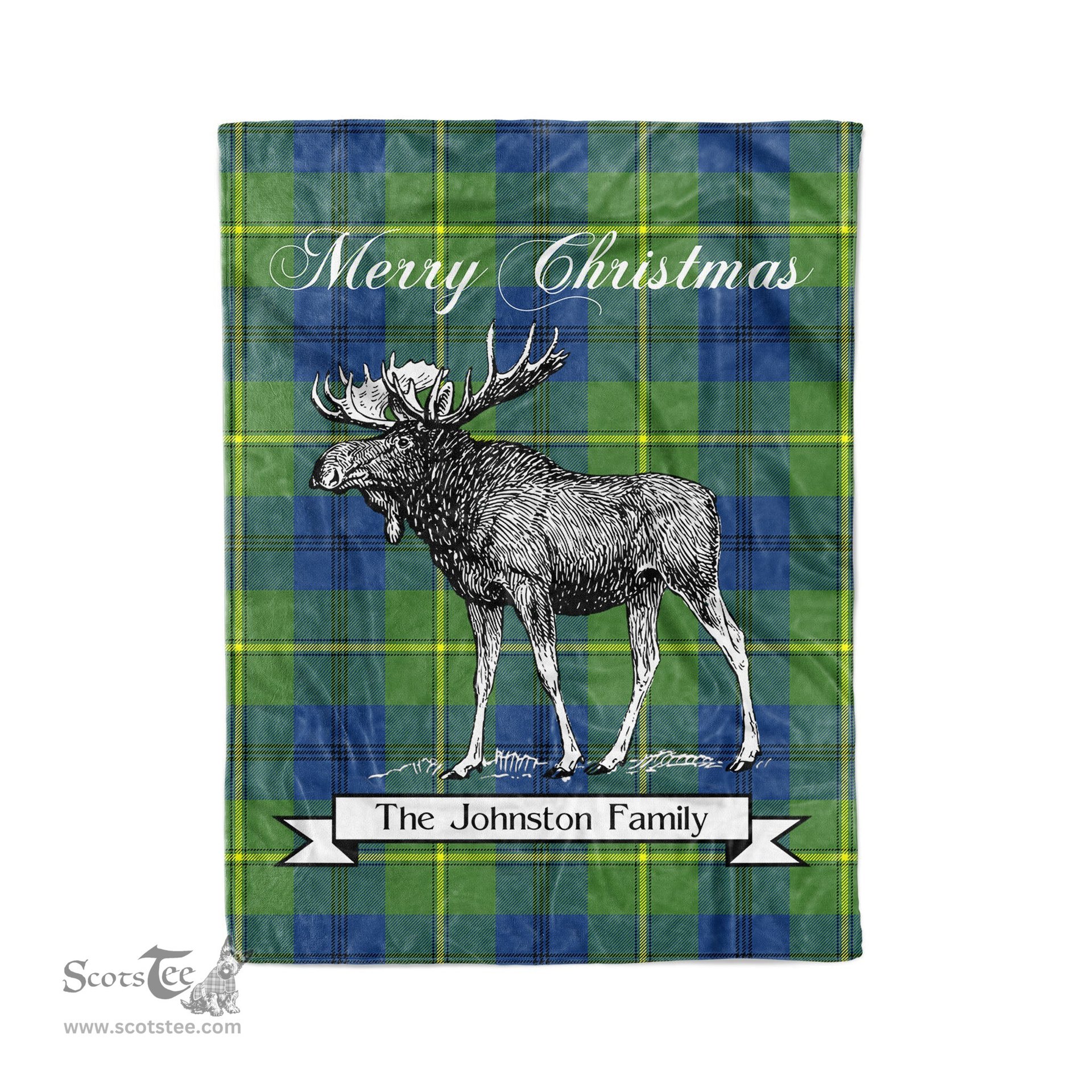 Tartan Blanket With Moose Clan Johnston Ancient Plaid Blanket Tartan Plaid Fleece Blanket, Christmas Blanket, tartan blanket, plaid blanket, red plaid blanket, buffalo plaid blanket, green plaid blanket, plaid fleece blanket, blue plaid blanket, red tartan blanket, tartan plaid blanket, black and white plaid blanket, christmas plaid blanket, orange plaid blanket, tartan plaid throw blanket, pink plaid blanket, brown plaid blanket, buffalo check blanket