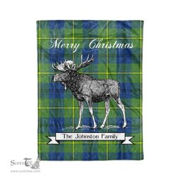 Tartan Blanket With Moose Clan Johnston Ancient Plaid Blanket Tartan Plaid Fleece Blanket, Christmas Blanket, tartan blanket, plaid blanket, red plaid blanket, buffalo plaid blanket, green plaid blanket, plaid fleece blanket, blue plaid blanket, red tartan blanket, tartan plaid blanket, black and white plaid blanket, christmas plaid blanket, orange plaid blanket, tartan plaid throw blanket, pink plaid blanket, brown plaid blanket, buffalo check blanket