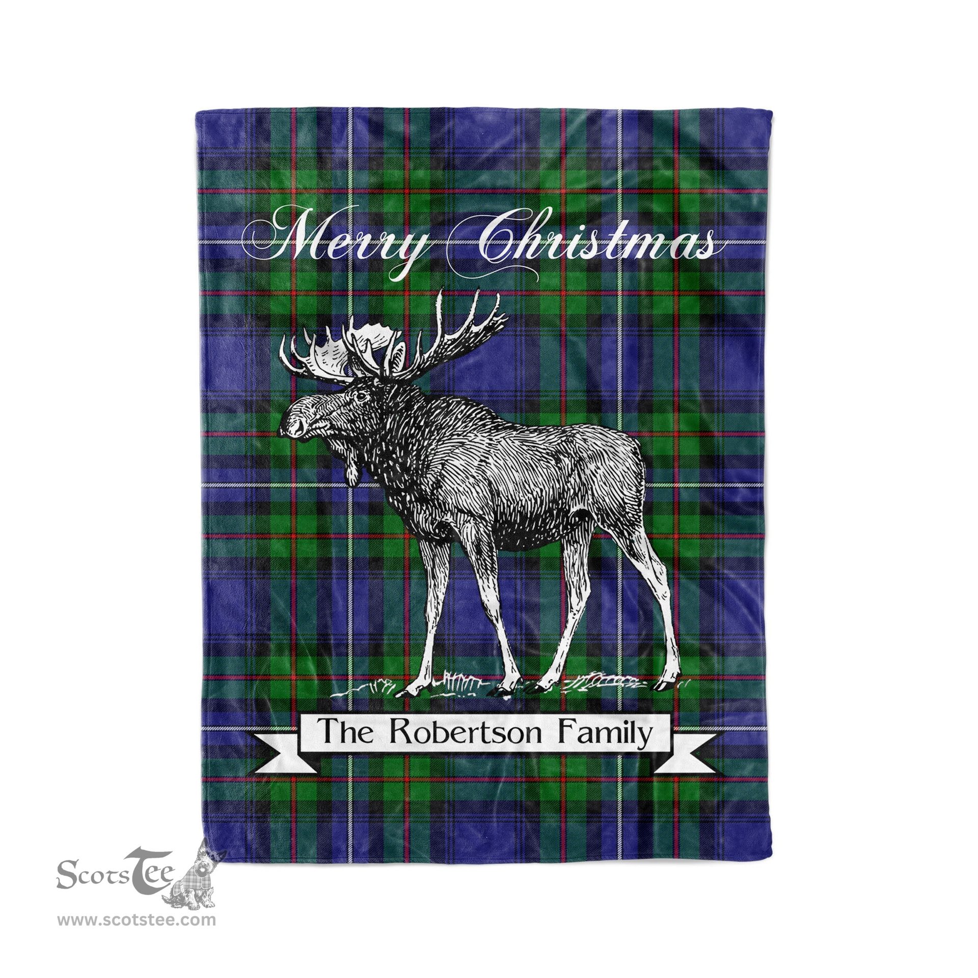 Tartan Blanket With Moose Clan Robertson Hunting Modern Plaid Blanket Tartan Plaid Fleece Blanket, Christmas Blanket, tartan blanket, plaid blanket, red plaid blanket, buffalo plaid blanket, green plaid blanket, plaid fleece blanket, blue plaid blanket, red tartan blanket, tartan plaid blanket, black and white plaid blanket, christmas plaid blanket, orange plaid blanket, tartan plaid throw blanket, pink plaid blanket, brown plaid blanket, buffalo check blanket