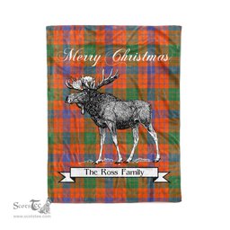 Tartan Blanket With Moose Clan Ross Ancient Plaid Blanket Tartan Plaid Fleece Blanket, Christmas Blanket, tartan blanket, plaid blanket, red plaid blanket, buffalo plaid blanket, green plaid blanket, plaid fleece blanket, blue plaid blanket, red tartan blanket, tartan plaid blanket, black and white plaid blanket, christmas plaid blanket, orange plaid blanket, tartan plaid throw blanket, pink plaid blanket, brown plaid blanket, buffalo check blanket