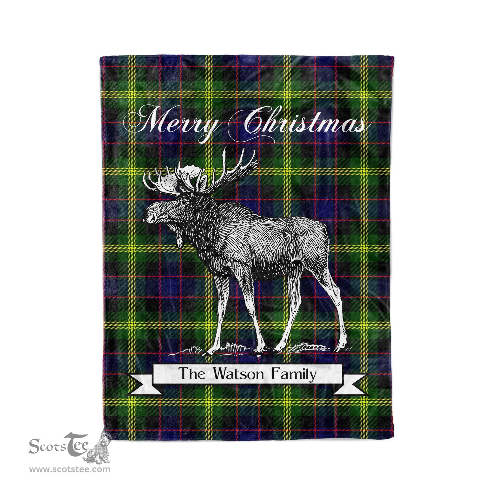 Tartan Blanket With Moose Clan Watson Modern Plaid Blanket Tartan Plaid Fleece Blanket, Christmas Blanket, tartan blanket, plaid blanket, red plaid blanket, buffalo plaid blanket, green plaid blanket, plaid fleece blanket, blue plaid blanket, red tartan blanket, tartan plaid blanket, black and white plaid blanket, christmas plaid blanket, orange plaid blanket, tartan plaid throw blanket, pink plaid blanket, brown plaid blanket, buffalo check blanket