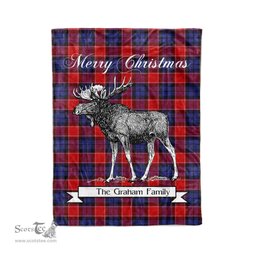 Tartan Blanket With Moose Clan Graham Of Menteith Red Plaid Blanket Tartan Plaid Fleece Blanket, Christmas Blanket, tartan blanket, plaid blanket, red plaid blanket, buffalo plaid blanket, green plaid blanket, plaid fleece blanket, blue plaid blanket, red tartan blanket, tartan plaid blanket, black and white plaid blanket, christmas plaid blanket, orange plaid blanket, tartan plaid throw blanket, pink plaid blanket, brown plaid blanket, buffalo check blanket