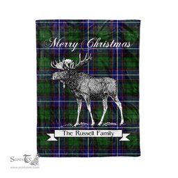 Tartan Blanket With Moose Clan Russell Plaid Blanket Tartan Plaid Fleece Blanket, Christmas Blanket, tartan blanket, plaid blanket, red plaid blanket, buffalo plaid blanket, green plaid blanket, plaid fleece blanket, blue plaid blanket, red tartan blanket, tartan plaid blanket, black and white plaid blanket, christmas plaid blanket, orange plaid blanket, tartan plaid throw blanket, pink plaid blanket, brown plaid blanket, buffalo check blanket