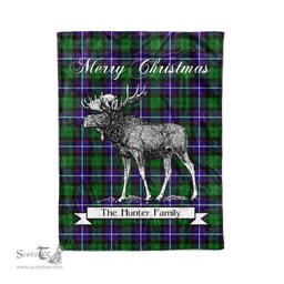 Tartan Blanket With Moose Clan Hunter Modern Plaid Blanket Tartan Plaid Fleece Blanket, Christmas Blanket, tartan blanket, plaid blanket, red plaid blanket, buffalo plaid blanket, green plaid blanket, plaid fleece blanket, blue plaid blanket, red tartan blanket, tartan plaid blanket, black and white plaid blanket, christmas plaid blanket, orange plaid blanket, tartan plaid throw blanket, pink plaid blanket, brown plaid blanket, buffalo check blanket