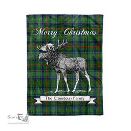Tartan Blanket With Moose Clan Cranstoun Plaid Blanket Tartan Plaid Fleece Blanket, Christmas Blanket, tartan blanket, plaid blanket, red plaid blanket, buffalo plaid blanket, green plaid blanket, plaid fleece blanket, blue plaid blanket, red tartan blanket, tartan plaid blanket, black and white plaid blanket, christmas plaid blanket, orange plaid blanket, tartan plaid throw blanket, pink plaid blanket, brown plaid blanket, buffalo check blanket