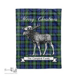 Tartan Blanket With Moose Clan Campbell Argyll Ancient Plaid Blanket Tartan Plaid Fleece Blanket, Christmas Blanket, tartan blanket, plaid blanket, red plaid blanket, buffalo plaid blanket, green plaid blanket, plaid fleece blanket, blue plaid blanket, red tartan blanket, tartan plaid blanket, black and white plaid blanket, christmas plaid blanket, orange plaid blanket, tartan plaid throw blanket, pink plaid blanket, brown plaid blanket, buffalo check blanket