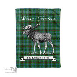Tartan Blanket With Moose Clan Duncan of Sketraw Plaid Blanket Tartan Plaid Fleece Blanket, Christmas Blanket, tartan blanket, plaid blanket, red plaid blanket, buffalo plaid blanket, green plaid blanket, plaid fleece blanket, blue plaid blanket, red tartan blanket, tartan plaid blanket, black and white plaid blanket, christmas plaid blanket, orange plaid blanket, tartan plaid throw blanket, pink plaid blanket, brown plaid blanket, buffalo check blanket