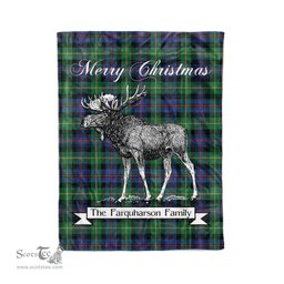 Tartan Blanket With Moose Clan Farquharson Ancient Plaid Blanket Tartan Plaid Fleece Blanket, Christmas Blanket, tartan blanket, plaid blanket, red plaid blanket, buffalo plaid blanket, green plaid blanket, plaid fleece blanket, blue plaid blanket, red tartan blanket, tartan plaid blanket, black and white plaid blanket, christmas plaid blanket, orange plaid blanket, tartan plaid throw blanket, pink plaid blanket, brown plaid blanket, buffalo check blanket