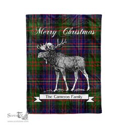 Tartan Blanket With Moose Clan Cameron Of Erracht Modern Plaid Blanket Tartan Plaid Fleece Blanket, Christmas Blanket, tartan blanket, plaid blanket, red plaid blanket, buffalo plaid blanket, green plaid blanket, plaid fleece blanket, blue plaid blanket, red tartan blanket, tartan plaid blanket, black and white plaid blanket, christmas plaid blanket, orange plaid blanket, tartan plaid throw blanket, pink plaid blanket, brown plaid blanket, buffalo check blanket