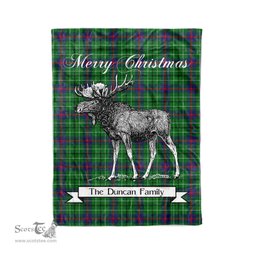 Tartan Blanket With Moose Clan Duncan Modern Plaid Blanket Tartan Plaid Fleece Blanket, Christmas Blanket, tartan blanket, plaid blanket, red plaid blanket, buffalo plaid blanket, green plaid blanket, plaid fleece blanket, blue plaid blanket, red tartan blanket, tartan plaid blanket, black and white plaid blanket, christmas plaid blanket, orange plaid blanket, tartan plaid throw blanket, pink plaid blanket, brown plaid blanket, buffalo check blanket