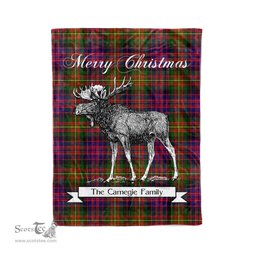 Tartan Blanket With Moose Clan Carnegie Modern Plaid Blanket Tartan Plaid Fleece Blanket, Christmas Blanket, tartan blanket, plaid blanket, red plaid blanket, buffalo plaid blanket, green plaid blanket, plaid fleece blanket, blue plaid blanket, red tartan blanket, tartan plaid blanket, black and white plaid blanket, christmas plaid blanket, orange plaid blanket, tartan plaid throw blanket, pink plaid blanket, brown plaid blanket, buffalo check blanket